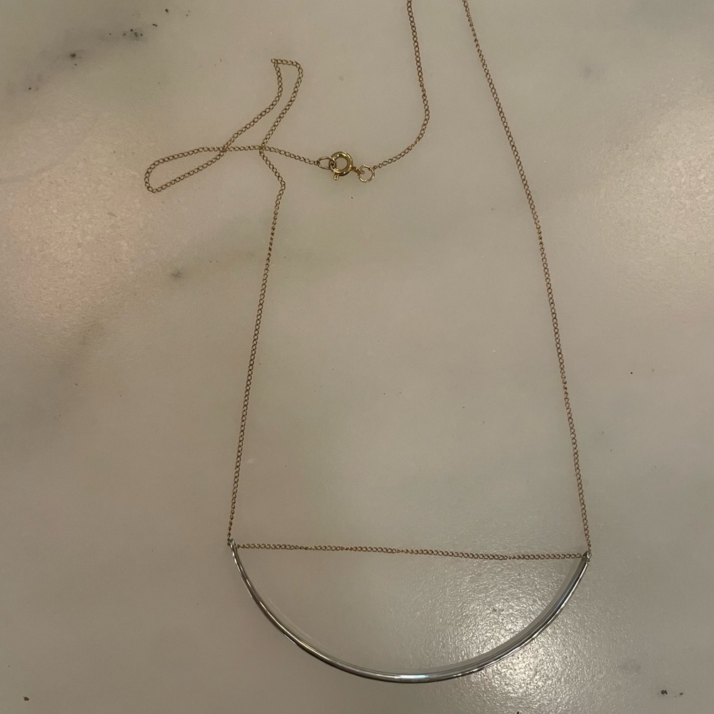 Gorjana gold and silver necklace